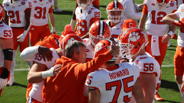 Matt Luke Clemson Gator Bowl
